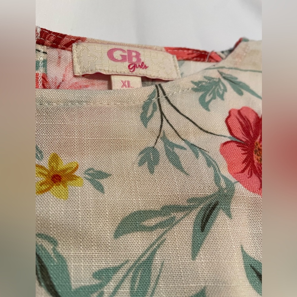 Girls floral shirt